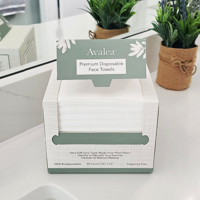 Disposable Face Wipes, Avalea Skincare