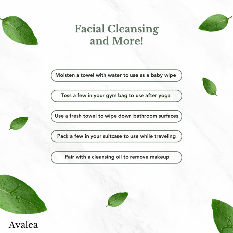 How to use disposable face towels, Avalea